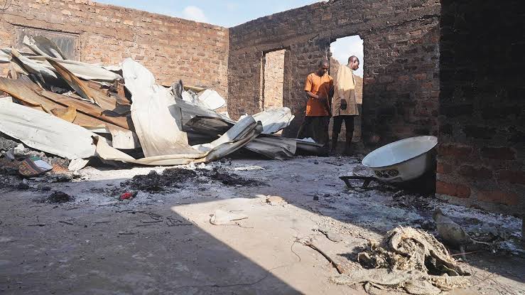 Wave of destruction and violence